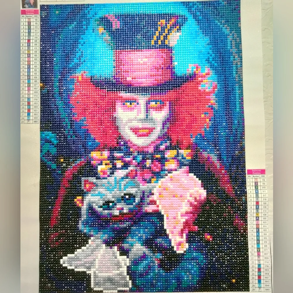Mad Hatter Diamond Art
